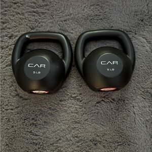 CAP 5 LB Black Kettlebells